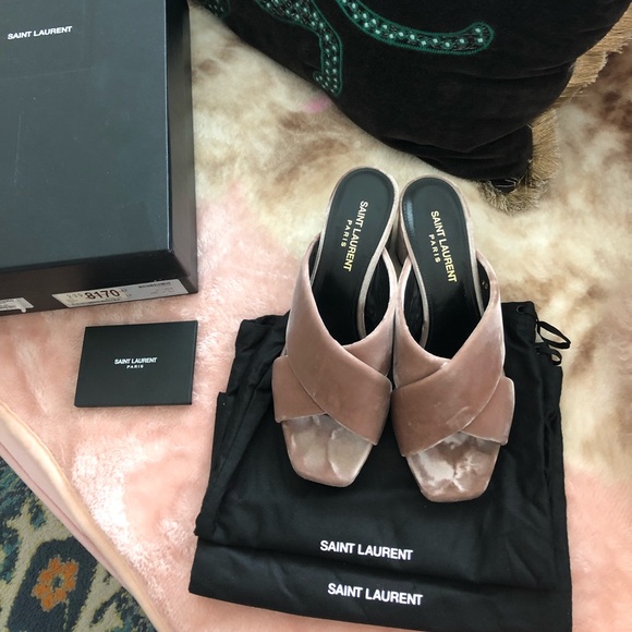 Saint Laurent Shoes - Saint Laurent Loulou mule sandals